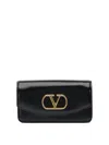 Valentino Garavani Black Leather Crossbody Bag
