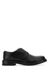 Valentino Garavani Black Leather Lace-up Shoes