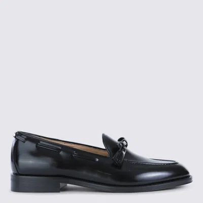 VALENTINO GARAVANI VALENTINO GARAVANI BLACK LEATHER LOAFERS