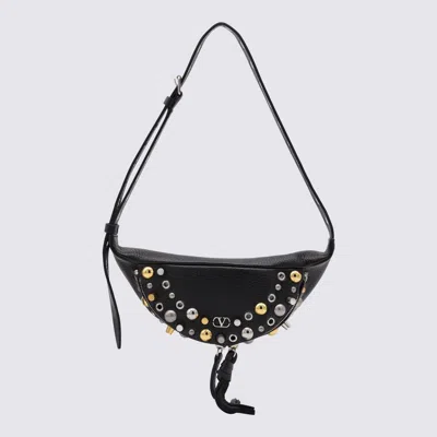 Valentino Garavani Black Leather Nellcote Belt Bag