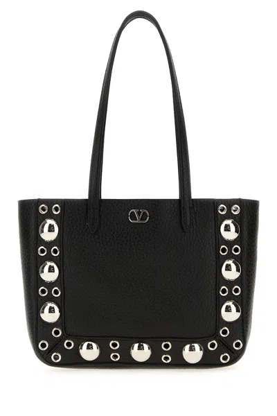 VALENTINO GARAVANI BORSA A MANO NELLCÔTE IN PELLE NERA DONNA