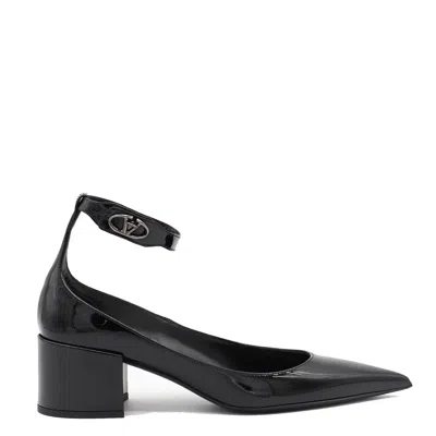 VALENTINO GARAVANI VALENTINO GARAVANI BLACK LEATHER PUMPS