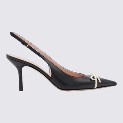VALENTINO GARAVANI VALENTINO GARAVANI BLACK LEATHER PUMPS