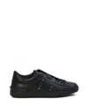 Valentino Garavani Woman Sneakers Black Size 8 Soft Leather