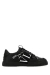 Valentino Garavani Black Leather Vl7n Sneakers In Multi