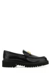 Valentino Glossy Leather Vlogo Signature Loaf In Black