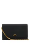 Valentino Vlogo Signature Chain Wallet In Black