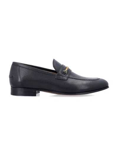 Valentino Garavani Black Leather Vlogo Signature Loafers