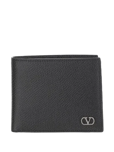 Valentino Garavani Black Leather Wallet