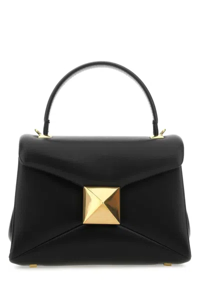 Valentino Garavani Black Nappa Leather Mini One Stud Handbag