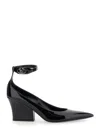 Valentino Black Leather Platforms Pumps In Black