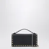Valentino Garavani | Black Rockstud Chain Wallet In Black