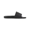 Valentino Garavani Black Sandals With Vlogo Detail On The Front In Tech Fabric Man In Black