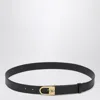 Valentino Black Vlogo Signature Belt In Black