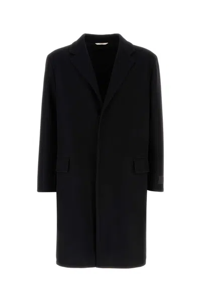 Valentino Garavani Black Wool Blend Oversize Coat