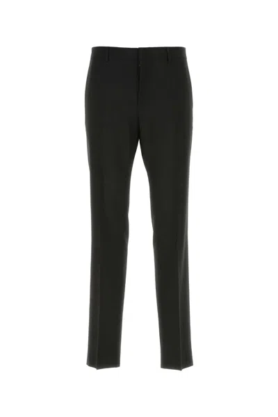 Valentino Men Black Regular Fit Trousers, 34 Luxury Pants For Men Darveys