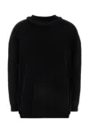 Valentino Off-shoulder Cable Wool Sweater