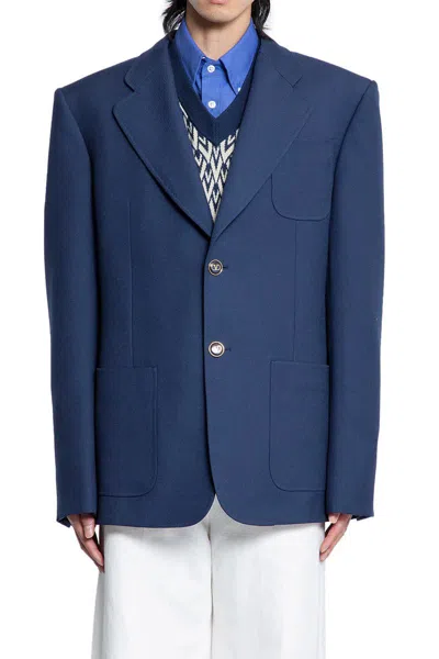 Valentino Garavani Blazers In Blue
