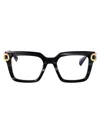 Valentino V-side - Black Swirl / Light Gold Glasses