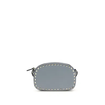 Valentino Garavani Blue Calf Leather Bos Taurus Shoulder Women's Bag