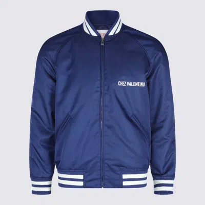 VALENTINO VALENTINO GARAVANI BLUE CASUAL JACKET