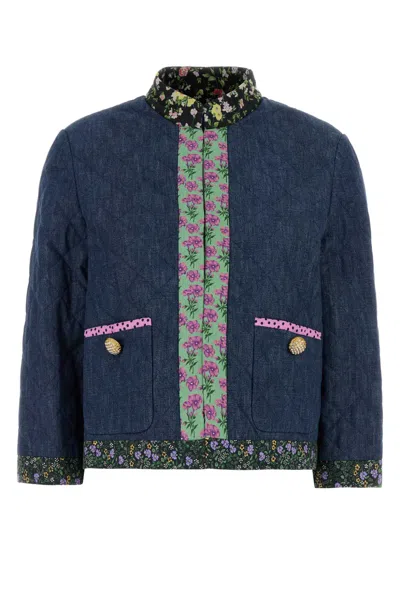 Valentino Garavani Blue Chambray Blazer