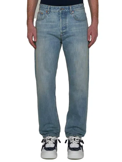 Valentino Garavani Blue Cotton Jeans