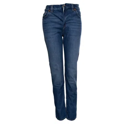 Pre-owned Valentino Garavani, Blue Jeans With V Pockets