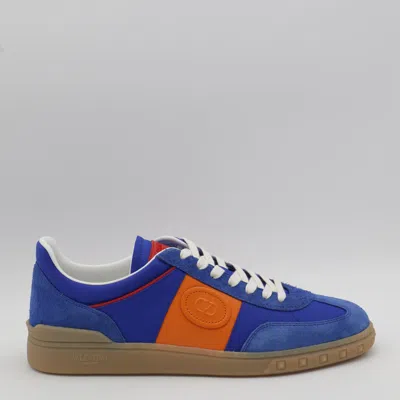 Valentino Garavani Blue Sneakers In Multicolor
