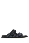 Valentino Garavani Blue Toile Iconographe Slippers