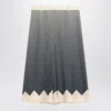Valentino Patterned Skirt In Black