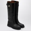 Valentino Rain Boots With Vlogo, The Bold Edition In Black