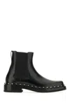 Valentino M-way Rockstud Ankle Boot In Calfskin Leather