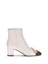 Valentino Valet Du Roi Bootie In White