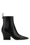 Valentino Vlogo Ankle Boots With Geometric Heel In Black
