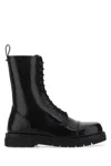 Valentino Camden Combat Boot In Black