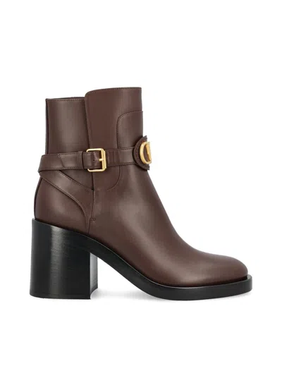 Valentino Garavani Boots In Brown