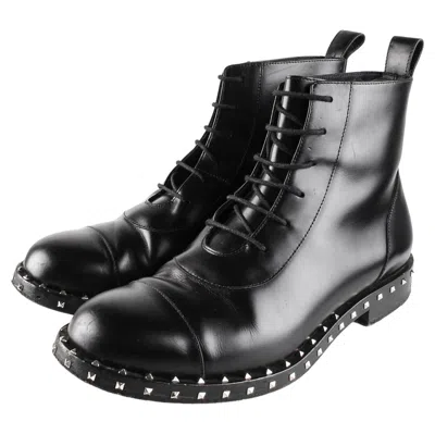 Pre-owned Valentino Garavani Boots Men Shoes Size 40eu, 7us, 6uk In Black