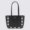 Valentino Nellcote Studded Leather Mini Tote Bag In Black