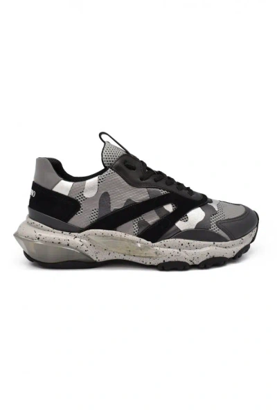 Valentino Garavani Bounce Camouflage Sneakers In Multi
