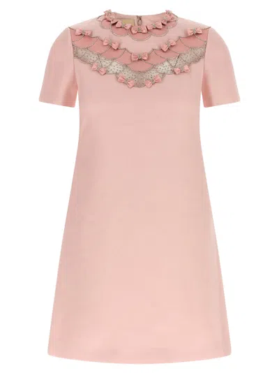 Valentino Garavani Bow Dress Dresses Pink