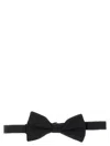 Valentino Black Solid Bowties In Black