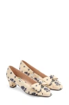 Valentino 45mm Bowow Décolleté Pumps In Blue