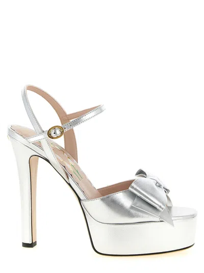 Valentino Garavani Bowow Platform Heel In White