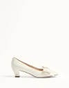 Valentino Bowow Pumps In Ivory