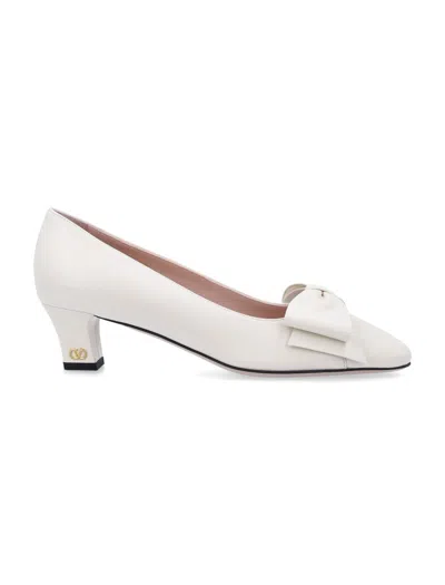 Valentino Garavani Bowow Pumps In Yellow