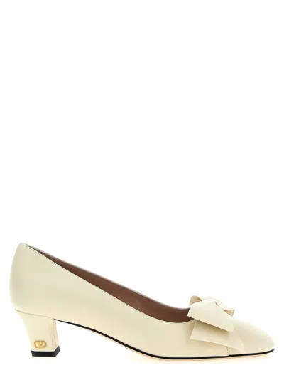 Valentino Garavani Bowow Pumps In Yellow