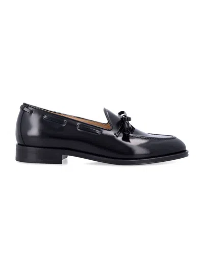 VALENTINO GARAVANI VALENTINO GARAVANI BOWSHIRE SHINY CALFSKIN LOAFERS