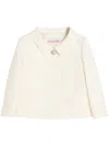 Valentino Crepe Couture Jacket For In Beige