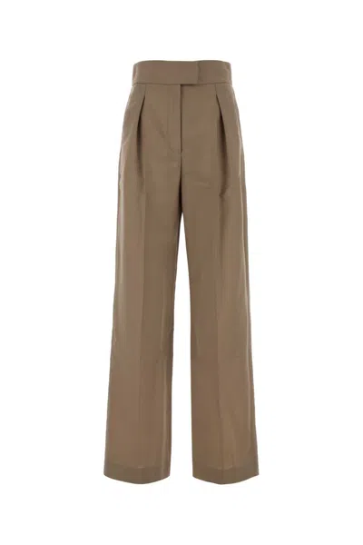 Valentino Garavani British-inspired Mohair Wool Pant In Neutral